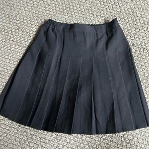 Never Been Worn Kids Black Pleated Mini Skirt With Shorts